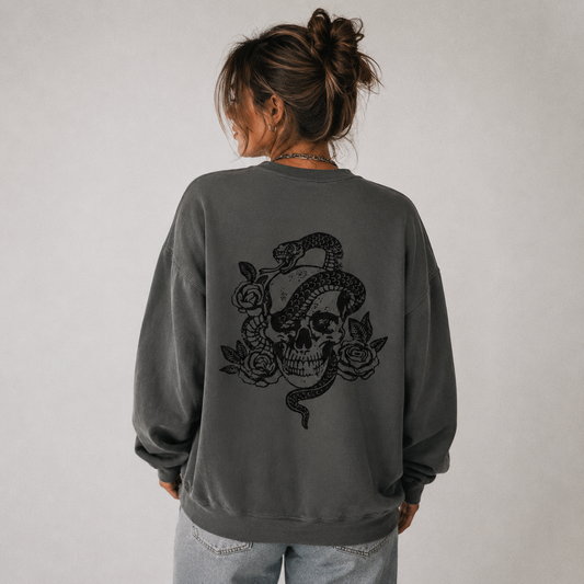 Skull and Snake Crewneck