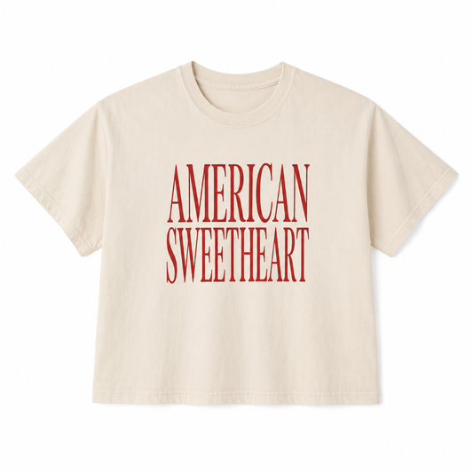 American Sweetheart Boxy Tee