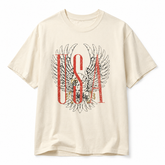 USA Eagle Boxy Tee