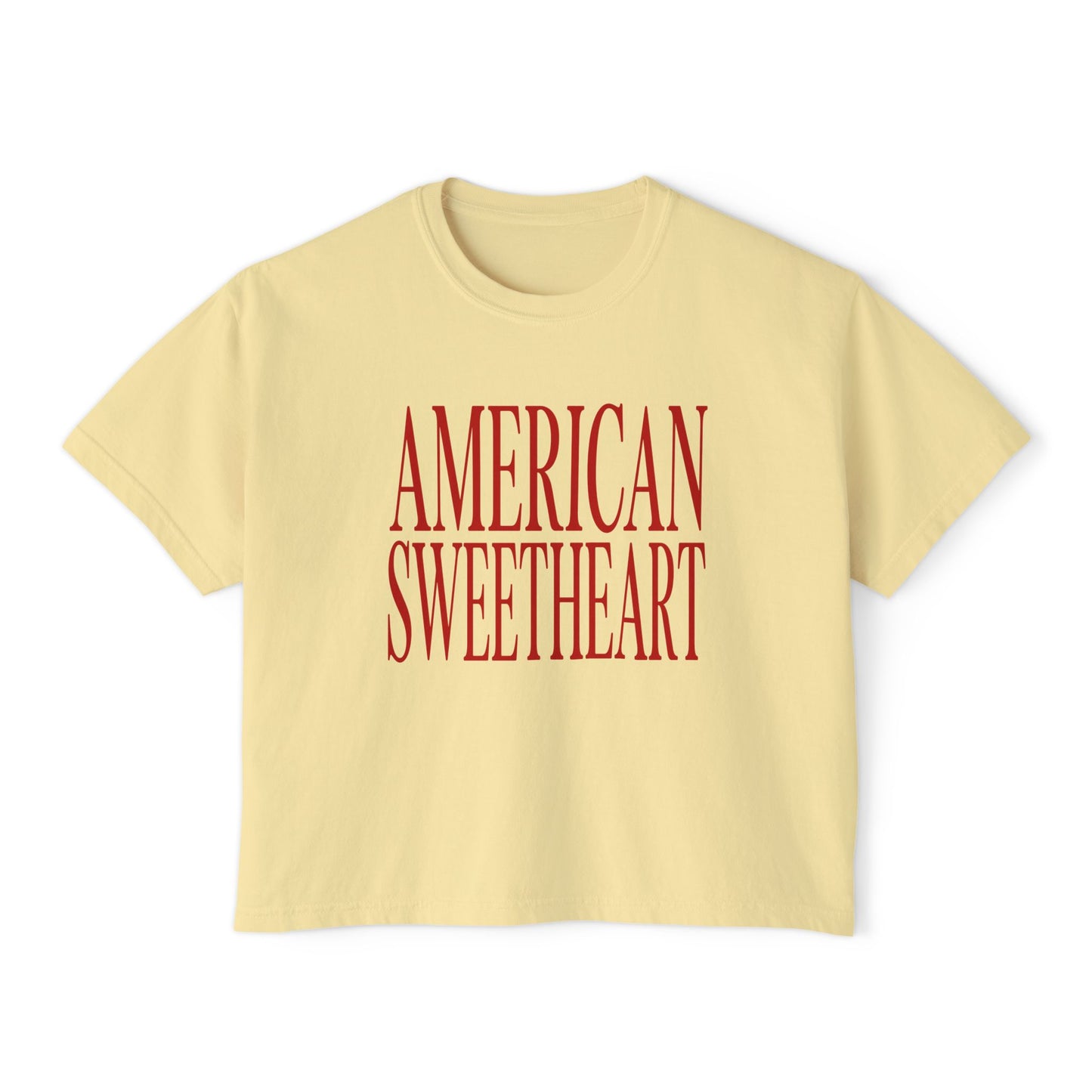 American Sweetheart Boxy Tee