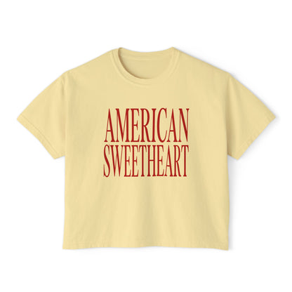 American Sweetheart Boxy Tee