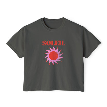 Soleil Summer Boxy Tee