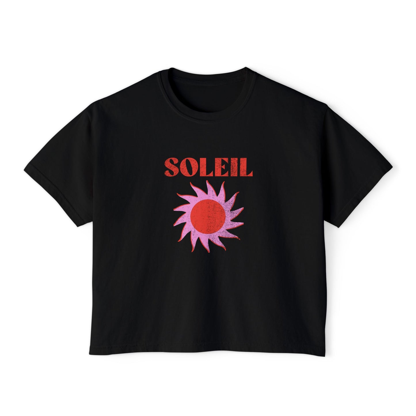 Soleil Summer Boxy Tee