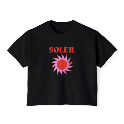 Soleil Summer Boxy Tee