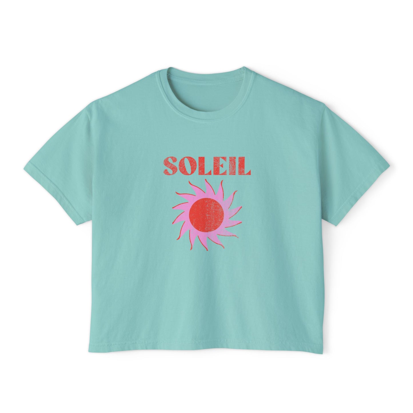 Soleil Summer Boxy Tee