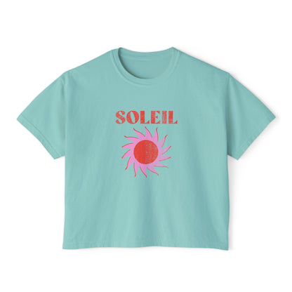 Soleil Summer Boxy Tee