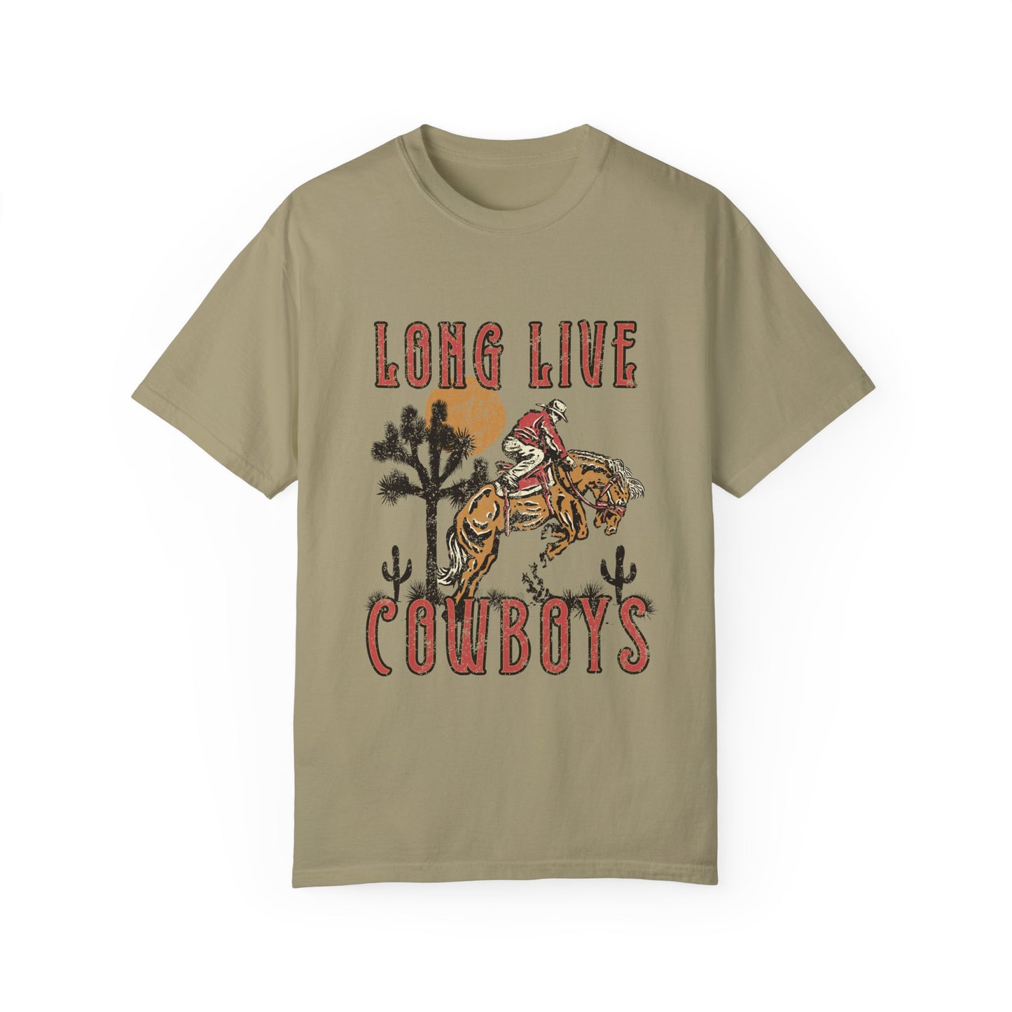Oversized cowboy tee featuring a bold distressed design with western and rodeo elements. Vintage ranch tee perfect for fans of southwestern and rustic style. Nostalgic western graphic ideal for casual outfits and everyday comfort.