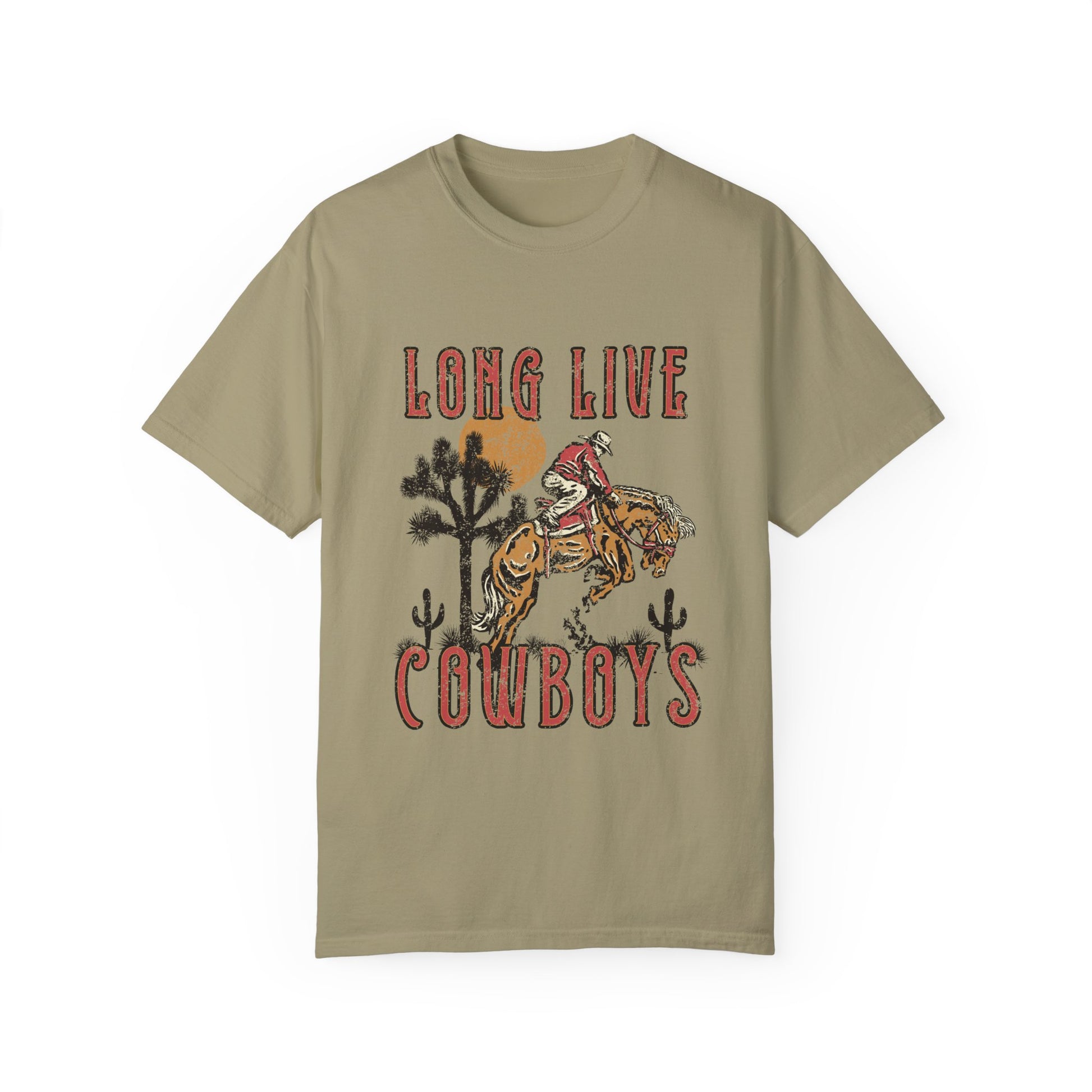 Oversized cowboy tee featuring a bold distressed design with western and rodeo elements. Vintage ranch tee perfect for fans of southwestern and rustic style. Nostalgic western graphic ideal for casual outfits and everyday comfort.