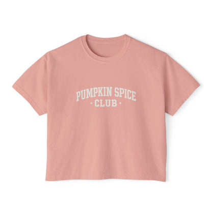 Pumpkin Spice Club Boxy Tee