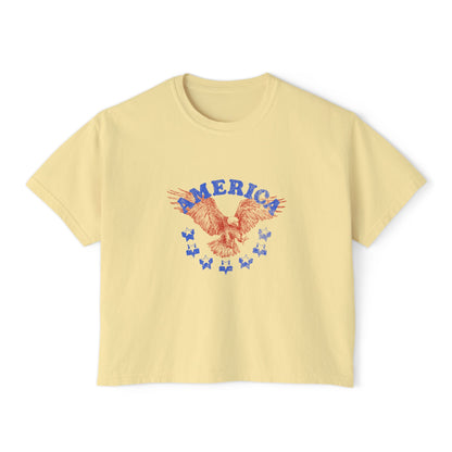 America Vintage Eagle Boxy Tee