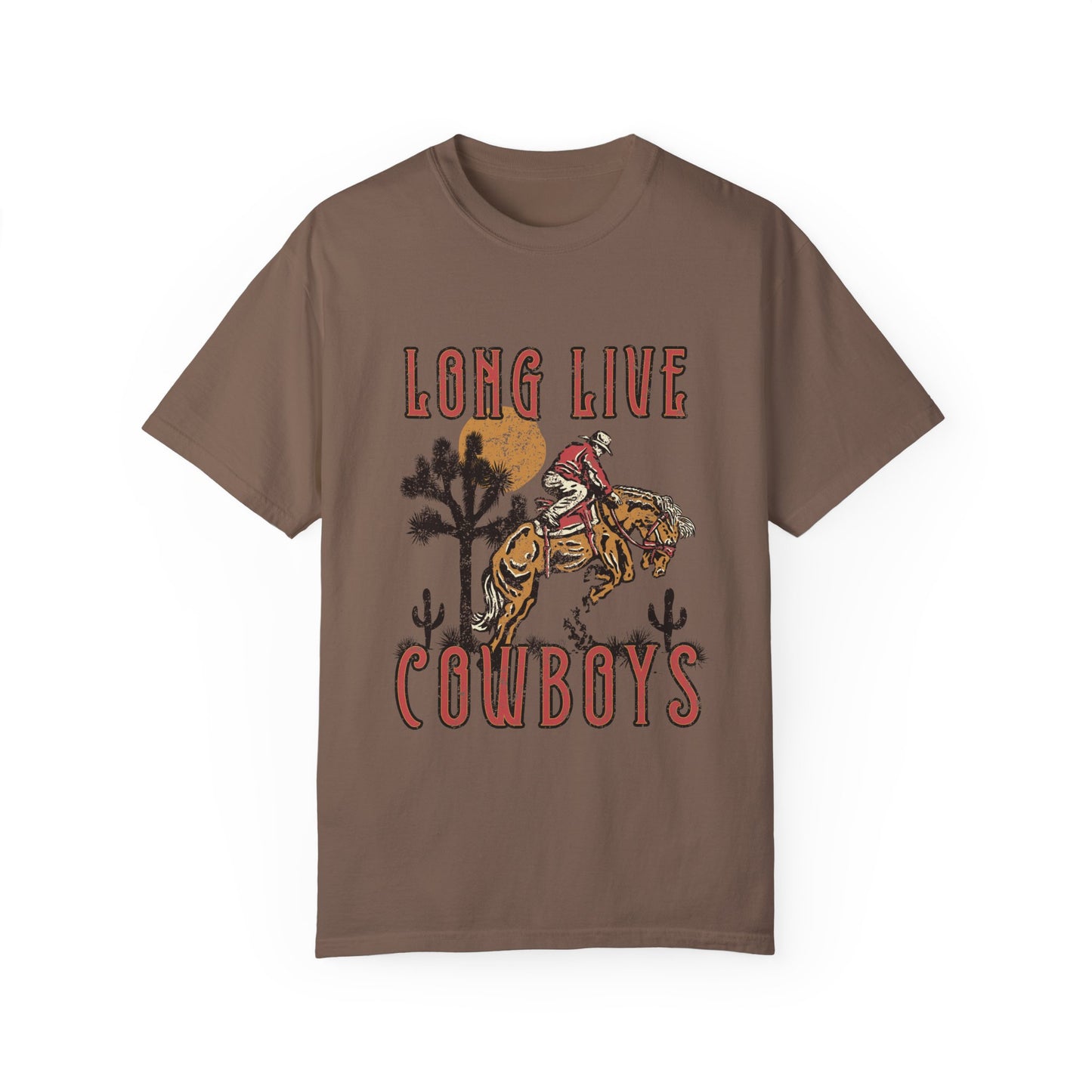 Oversized cowboy tee featuring a bold distressed design with western and rodeo elements. Vintage ranch tee perfect for fans of southwestern and rustic style. Nostalgic western graphic ideal for casual outfits and everyday comfort.