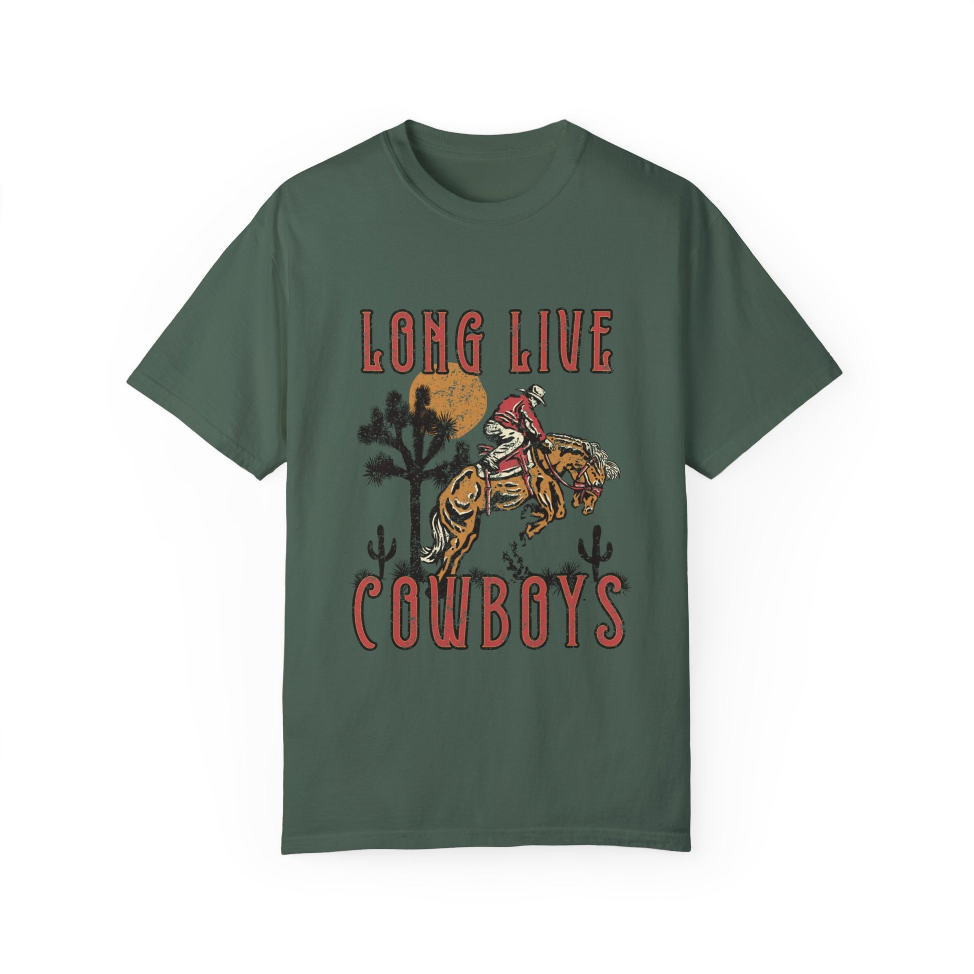Oversized cowboy tee featuring a bold distressed design with western and rodeo elements. Vintage ranch tee perfect for fans of southwestern and rustic style. Nostalgic western graphic ideal for casual outfits and everyday comfort.