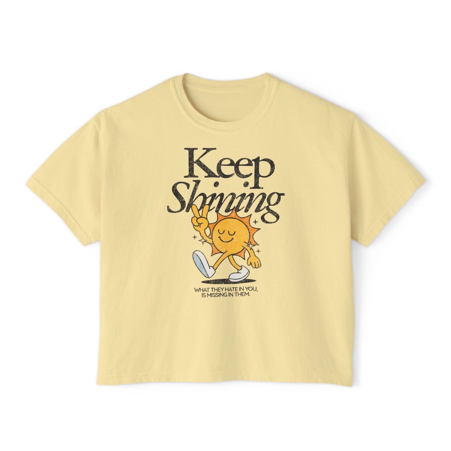 Keep Shining Boxy Tee