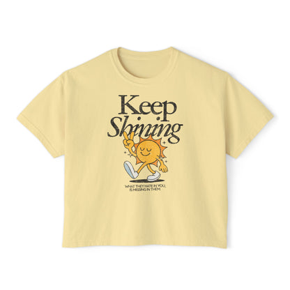 Keep Shining Boxy Tee