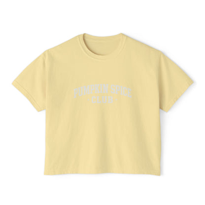 Pumpkin Spice Club Boxy Tee