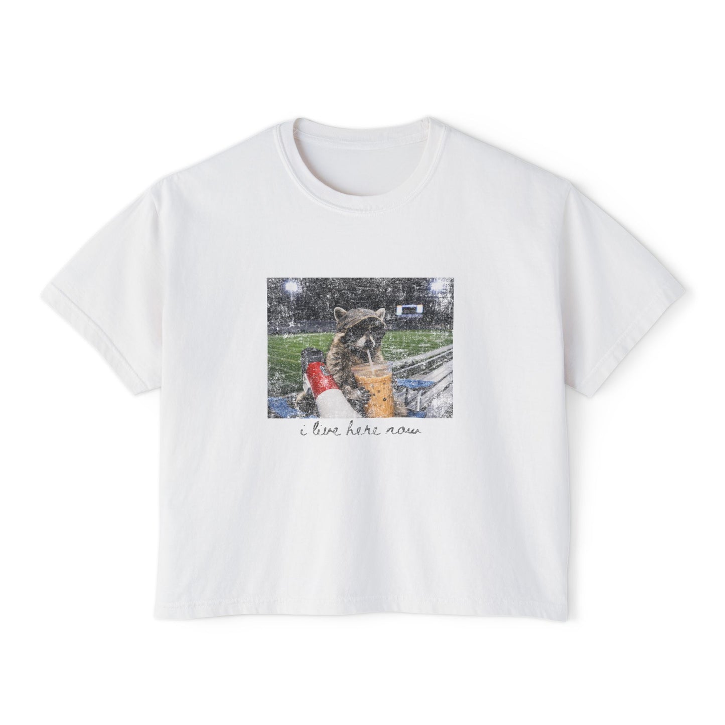 I Live Here Now Boxy Tee