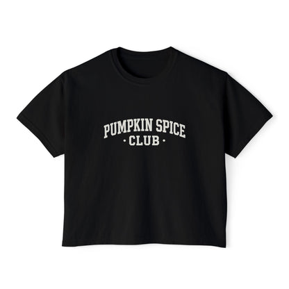 Pumpkin Spice Club Boxy Tee