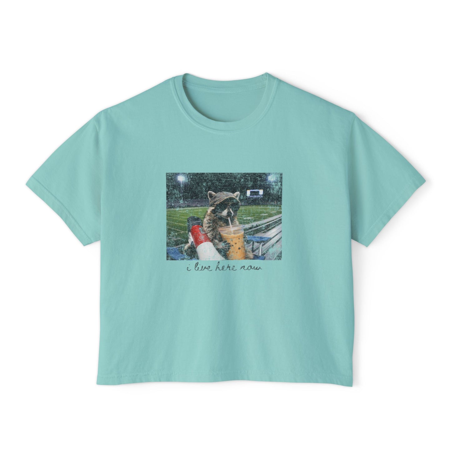 I Live Here Now Boxy Tee