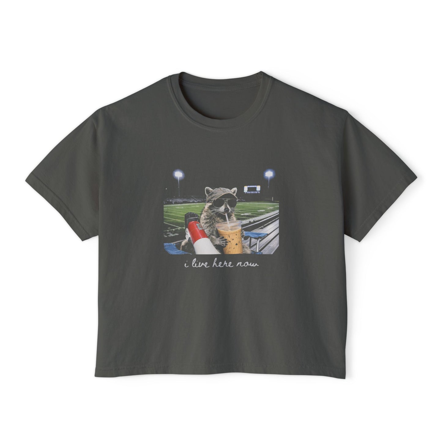 I Live Here Now Boxy Tee
