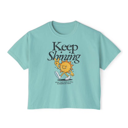 Keep Shining Boxy Tee