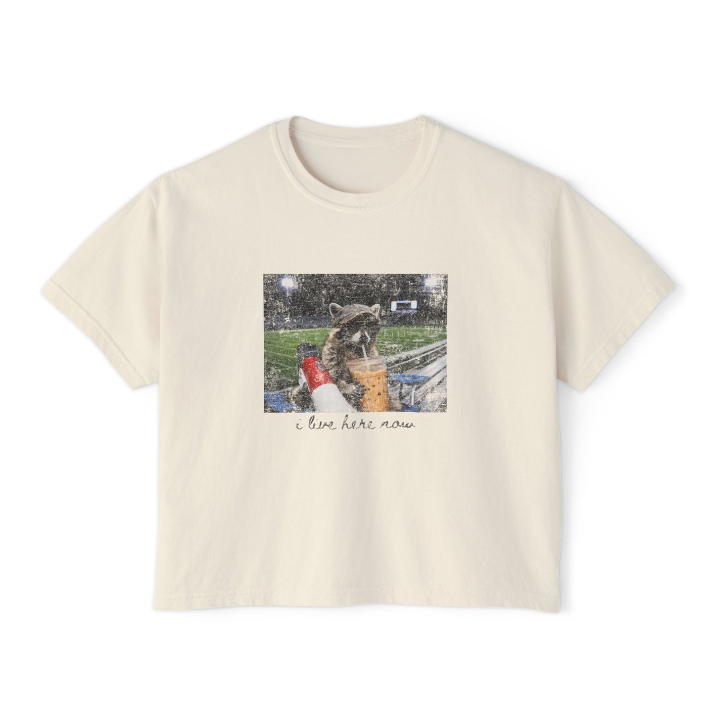 I Live Here Now Boxy Tee