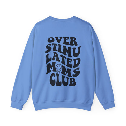 Oversized mom sweatshirt featuring a trendy graphic design for relatable and funny moms. Perfect for busy mom life, this comfy mom pullover is ideal for the exhausted moms club who love vintage and stylish crewnecks.