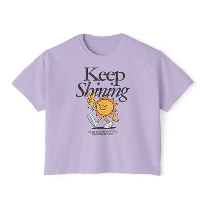 Keep Shining Boxy Tee