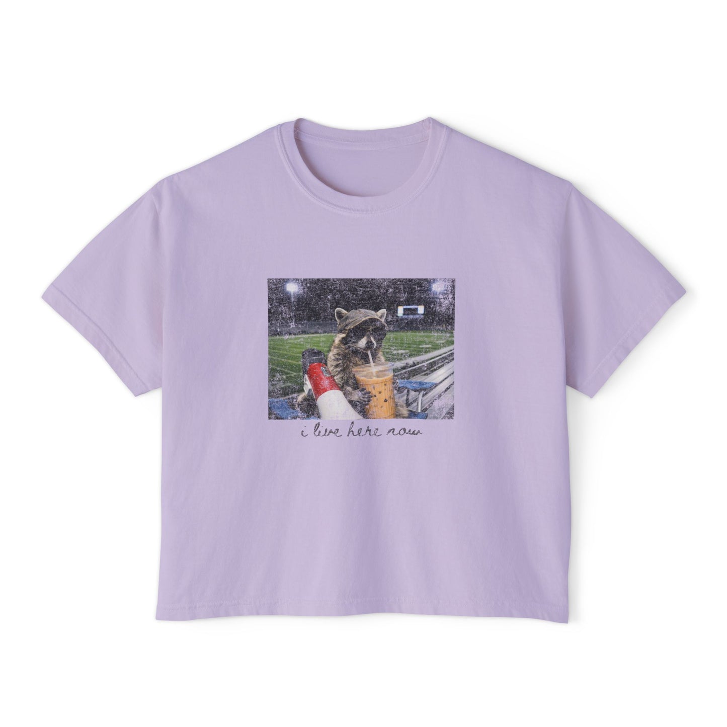 I Live Here Now Boxy Tee