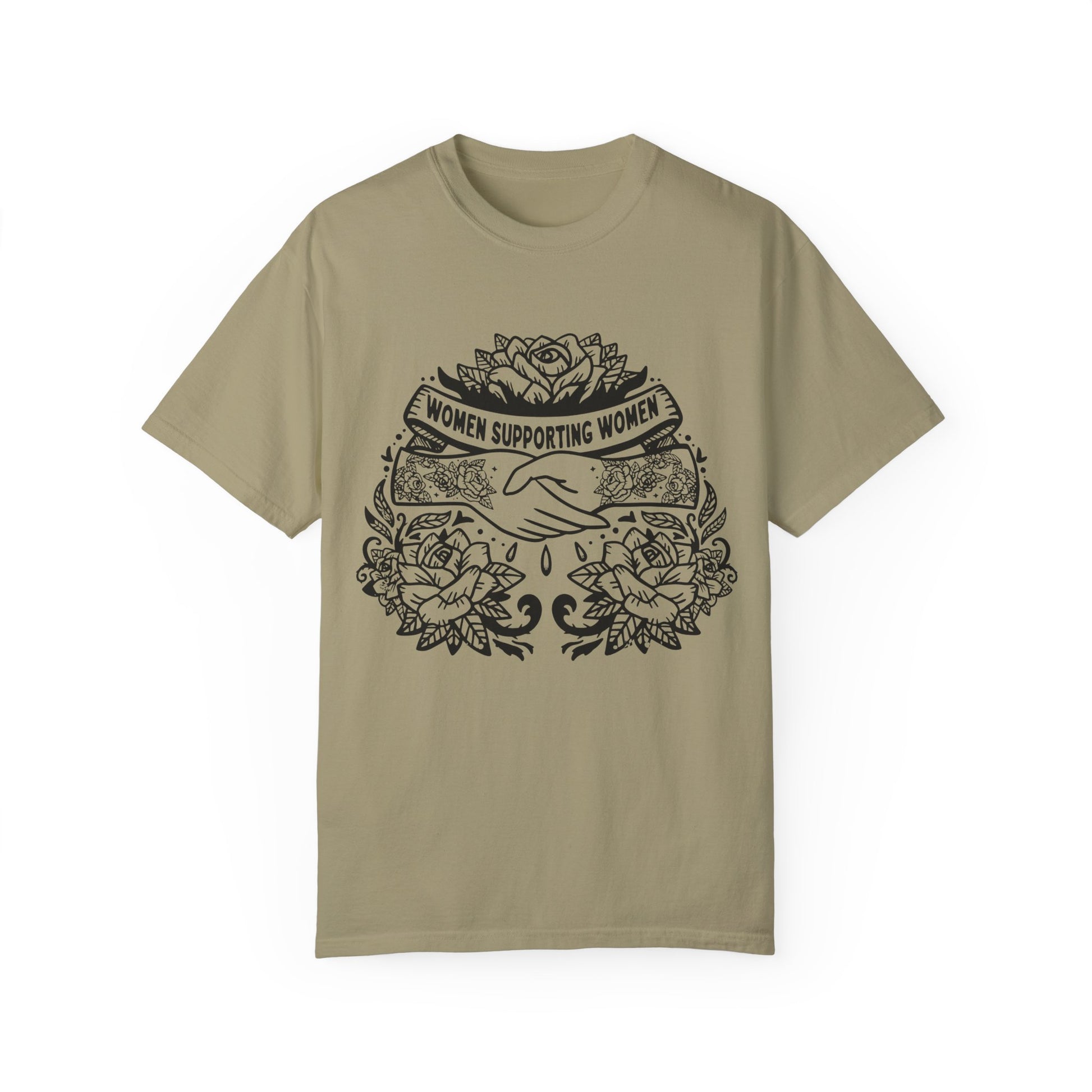 Empowering women shirt with bold floral design and a meaningful message. Retro graphic tee featuring feminist and inspirational elements. Perfect for a vintage-inspired look or boho vibes.