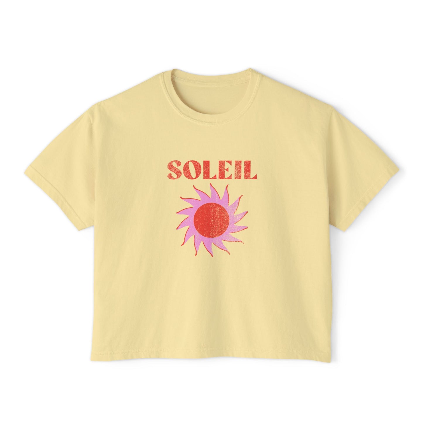 Soleil Summer Boxy Tee