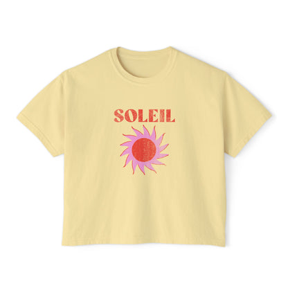Soleil Summer Boxy Tee