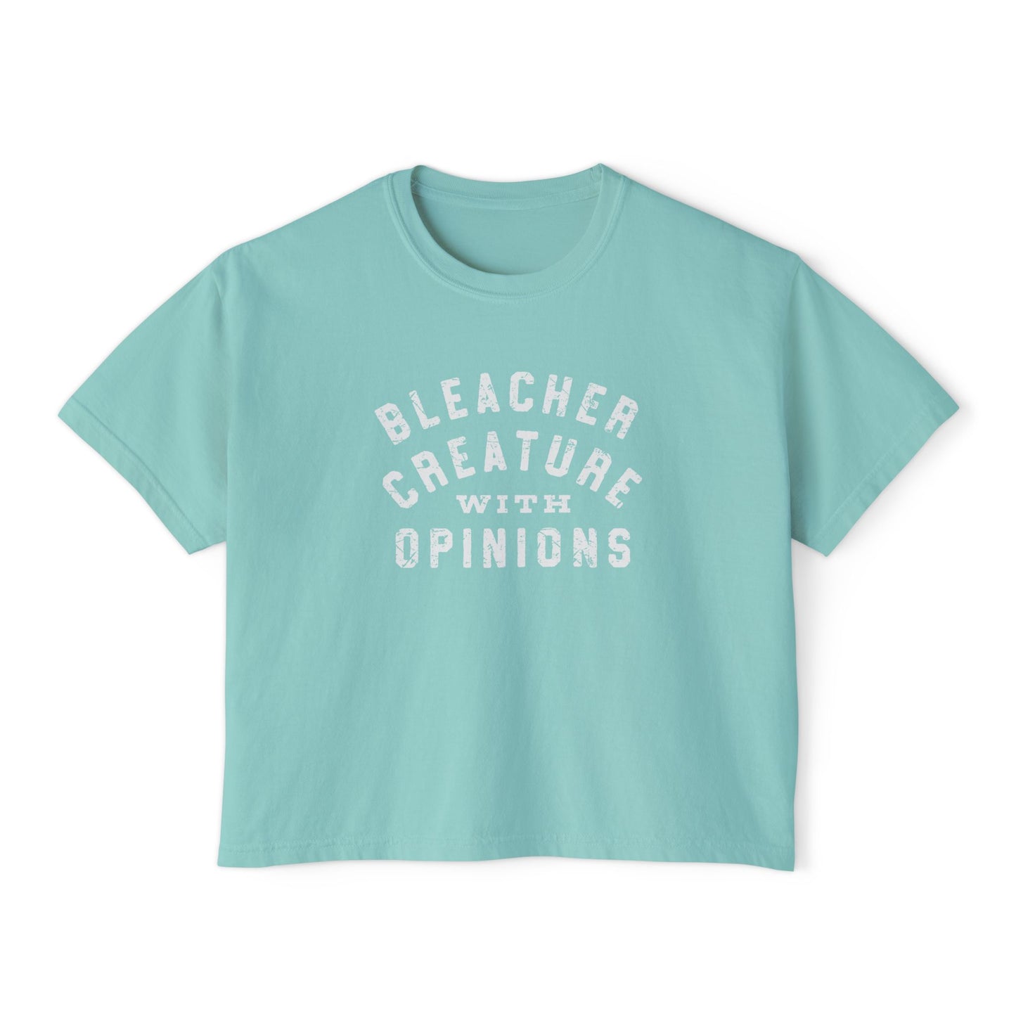 Bleacher Creature With Opinions Boxy Tee