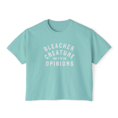 Bleacher Creature With Opinions Boxy Tee