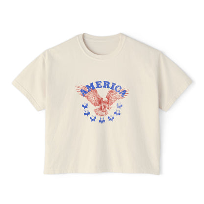 America Vintage Eagle Boxy Tee
