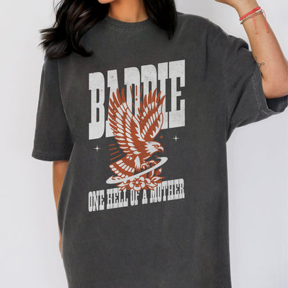 Cool mom graphic tee with bold eagle design and vintage style. Edgy mom shirt with retro vibe for Mother’s Day or everyday wear. Strong mom tee and wild mama shirt perfect for confident, stylish women who love badass graphic t-shirts.