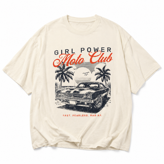 Girl Power Moto Club Tee
