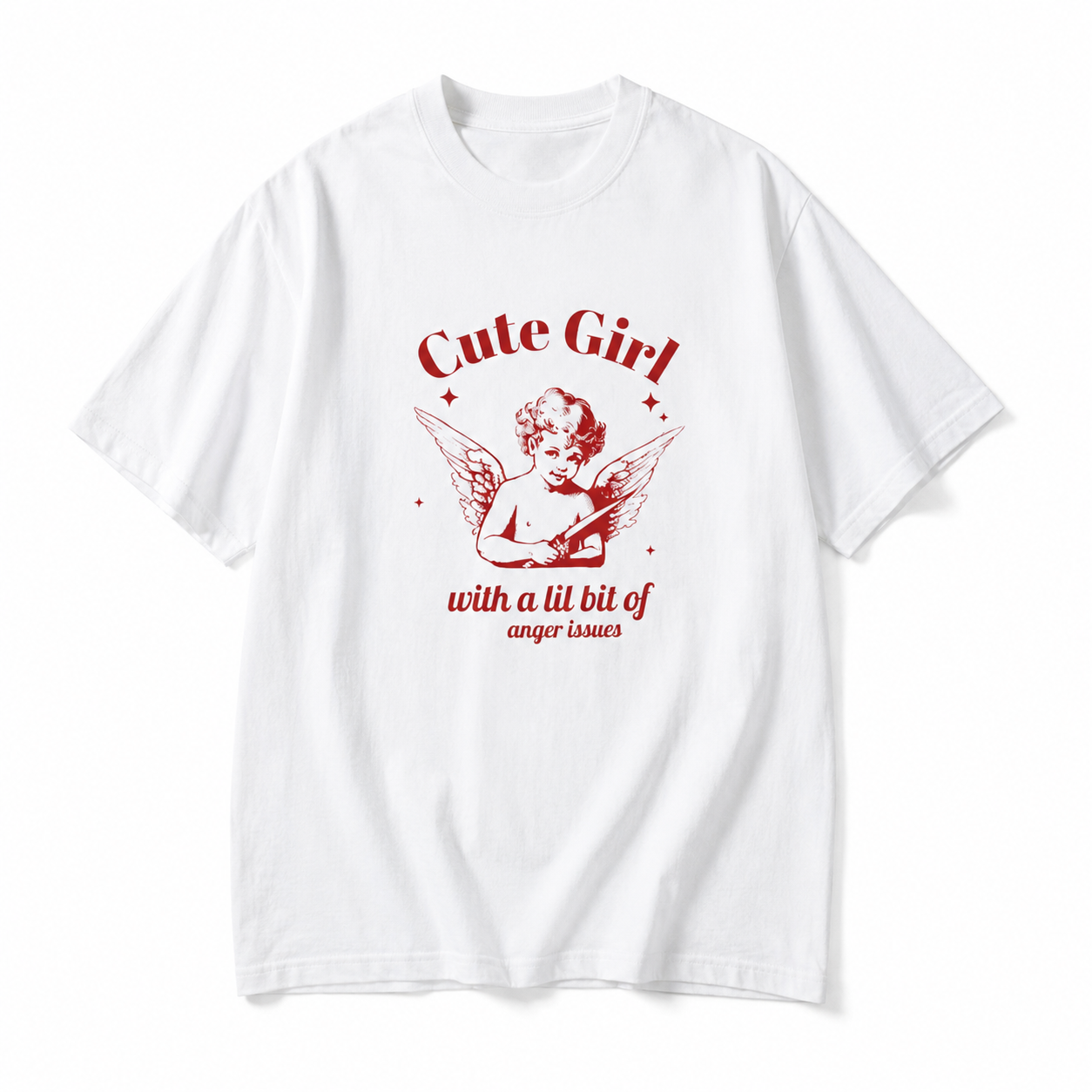 Angry Cute Girl Tee