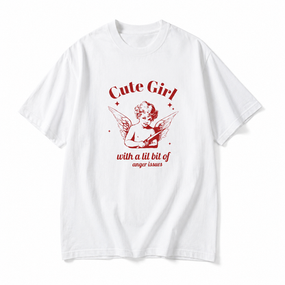 Angry Cute Girl Tee