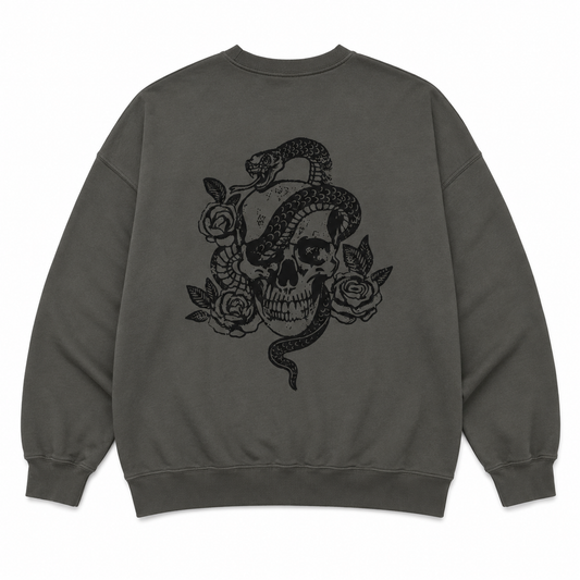 Skull and Snake Crewneck