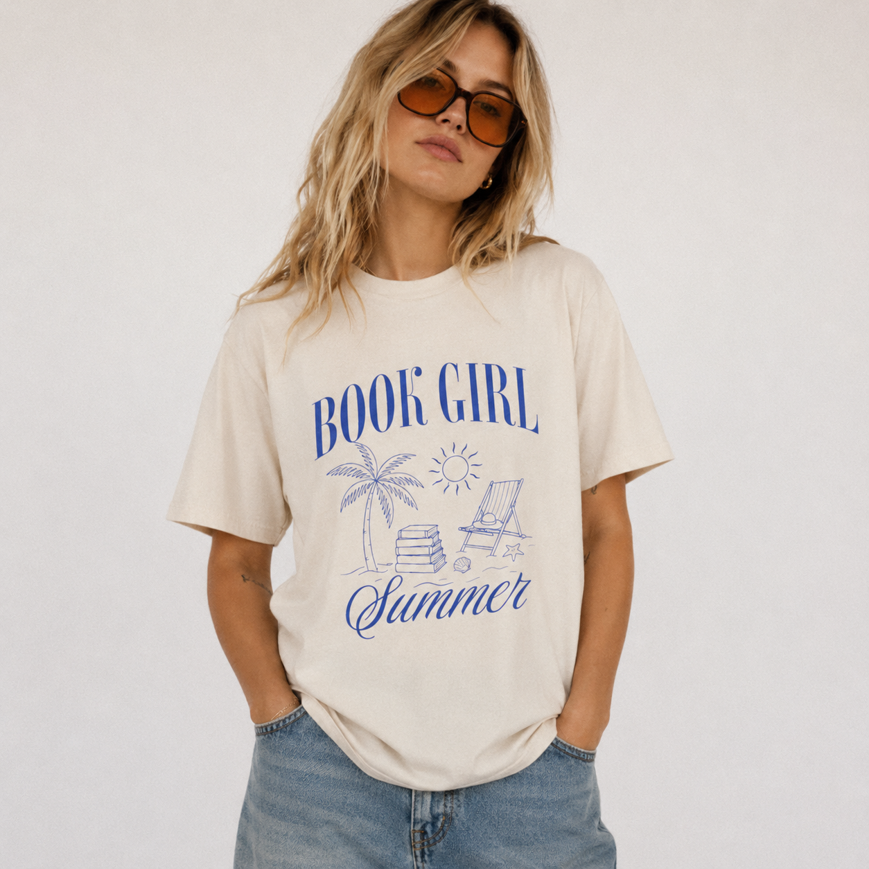 Book Girl Summer Tee