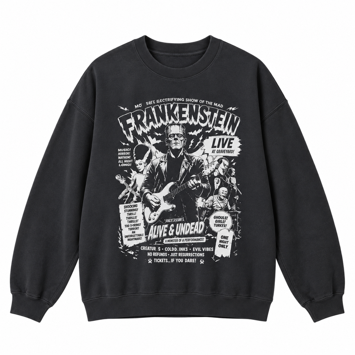 Frankenstein Live Crewneck