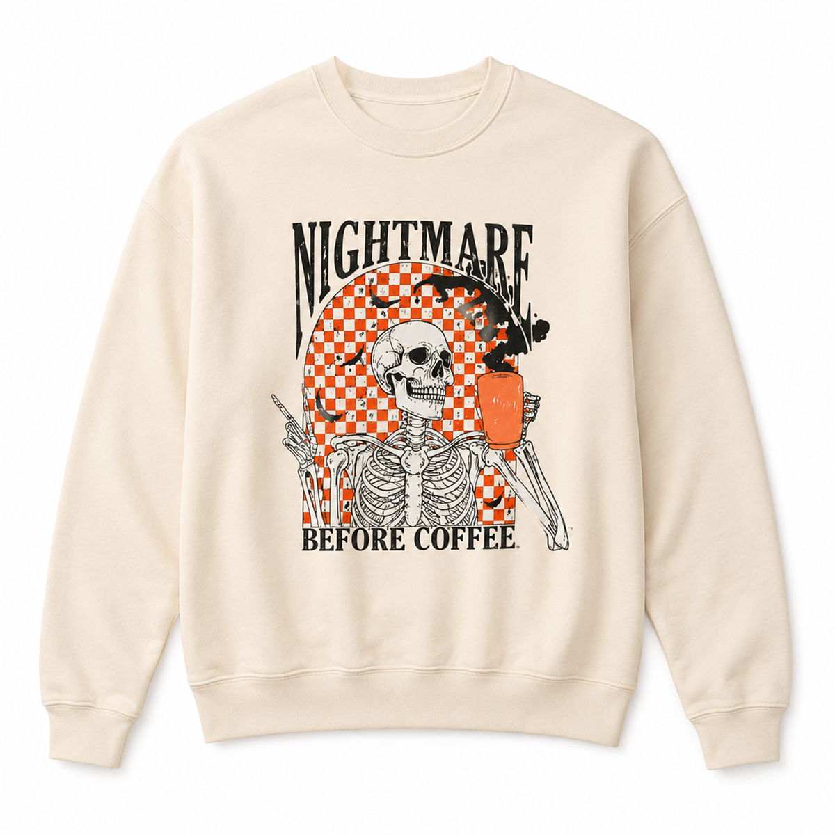 Nightmare Before Coffee Crewneck