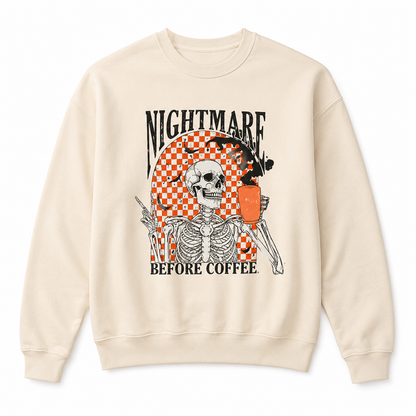 Nightmare Before Coffee Crewneck