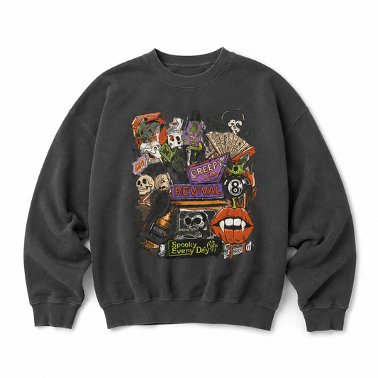Halloween Collage Crewneck