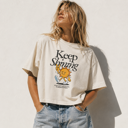 Keep Shining Boxy Tee