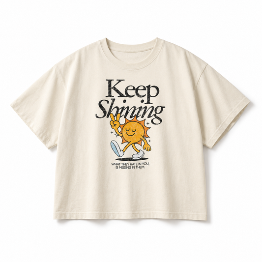Keep Shining Boxy Tee