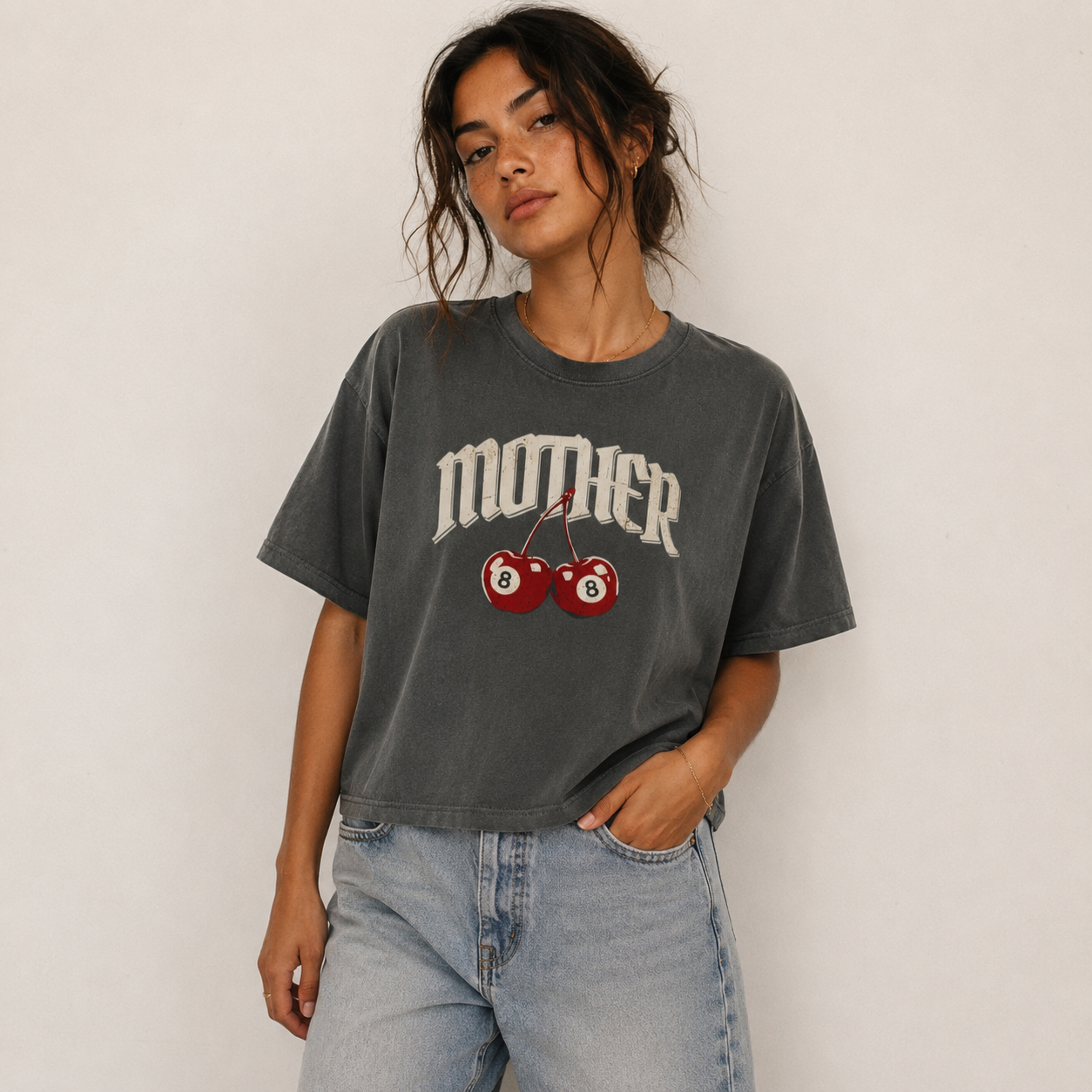Mother Cherry Boxy Tee
