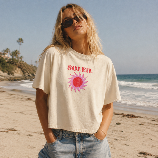 Soleil Summer Boxy Tee