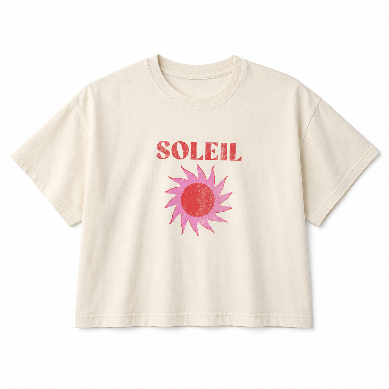 Soleil Summer Boxy Tee