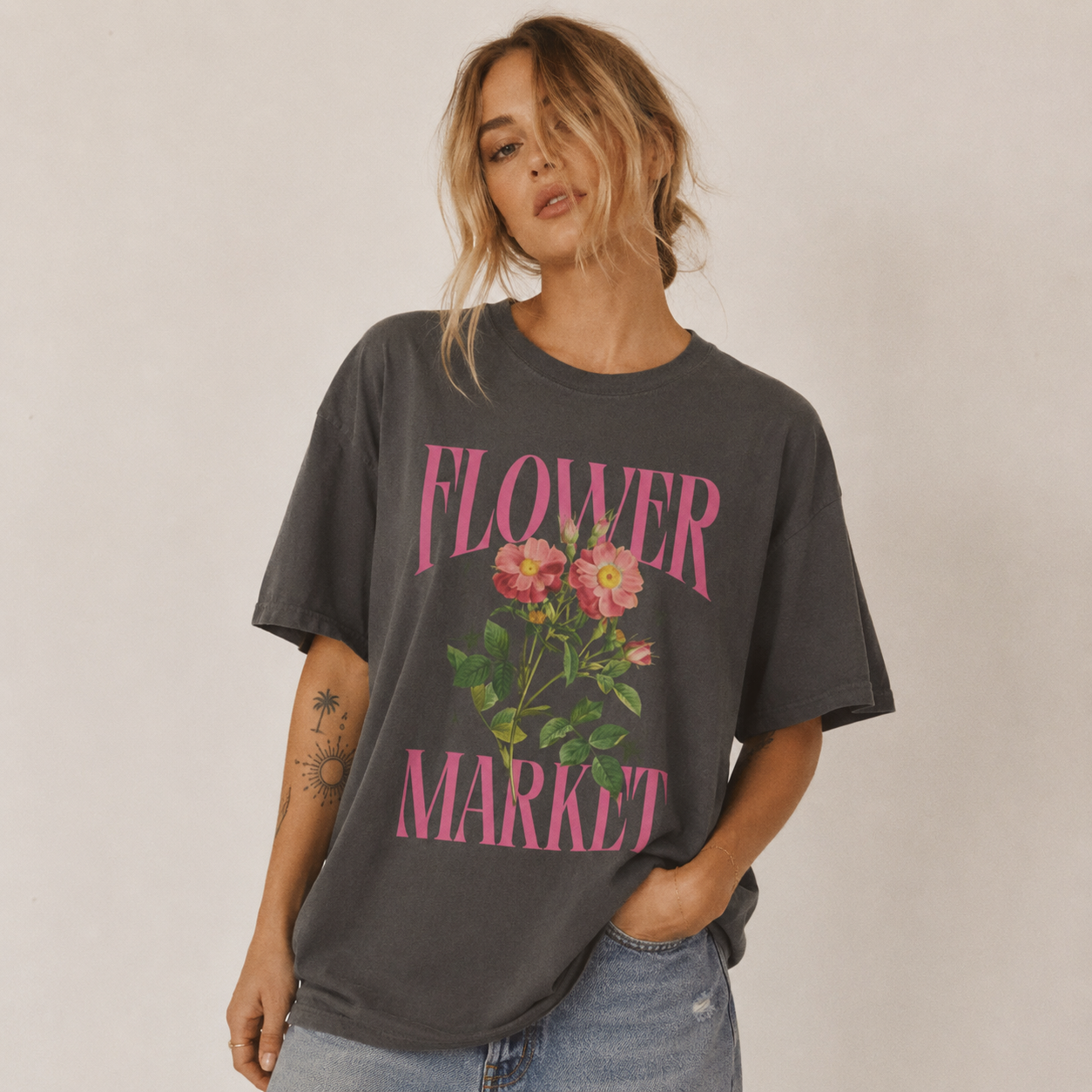 Flower Market Tee
